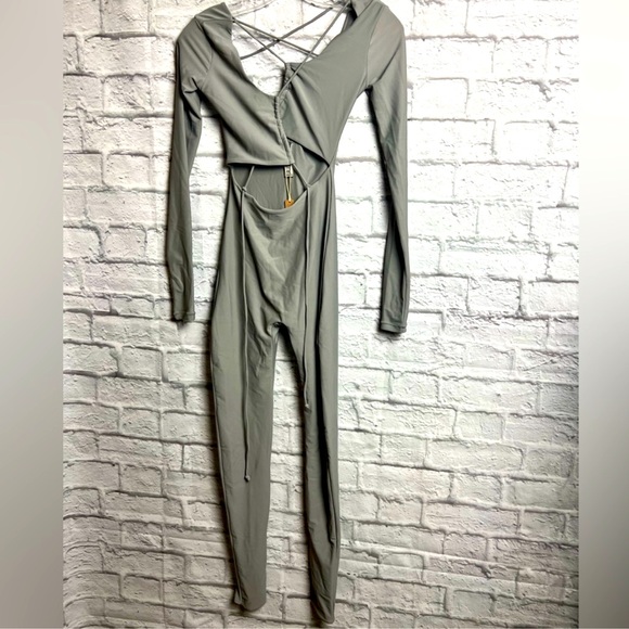 SKIMS Pants - skims lace up cat suit NWT xxs